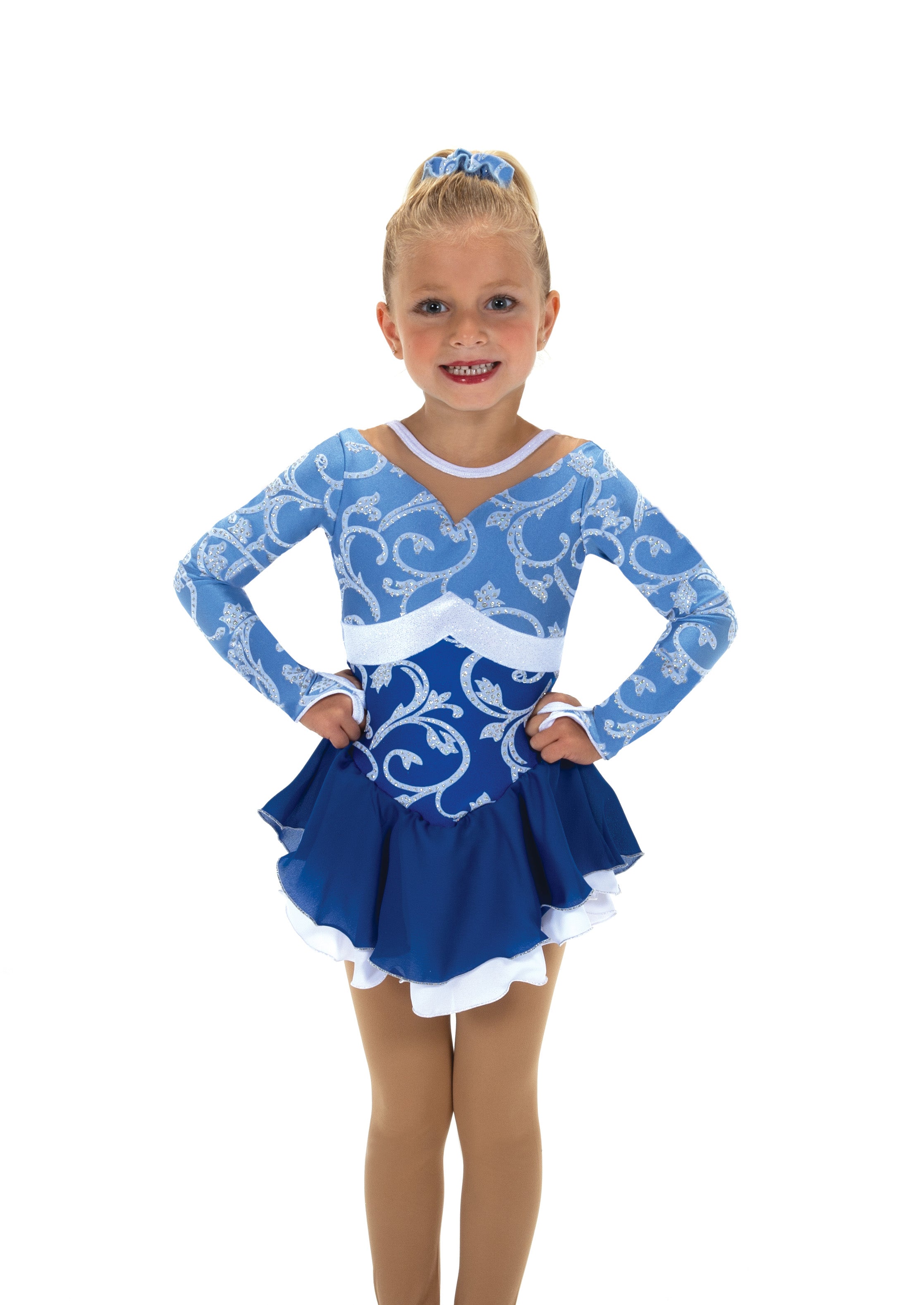 Jerry's Blue Times Two #612 Skating Dress Adult Large