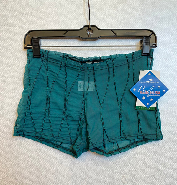 Motionwear Ready to Ship Sheer Shorts - Green
