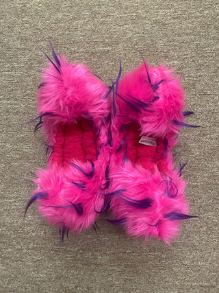 Fuzzy Soakers Ready to Ship Pink Crazy Fur Soakers
