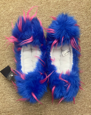 Fuzzy Soakers Ready to Ship Blue Crazy Fur Soakers