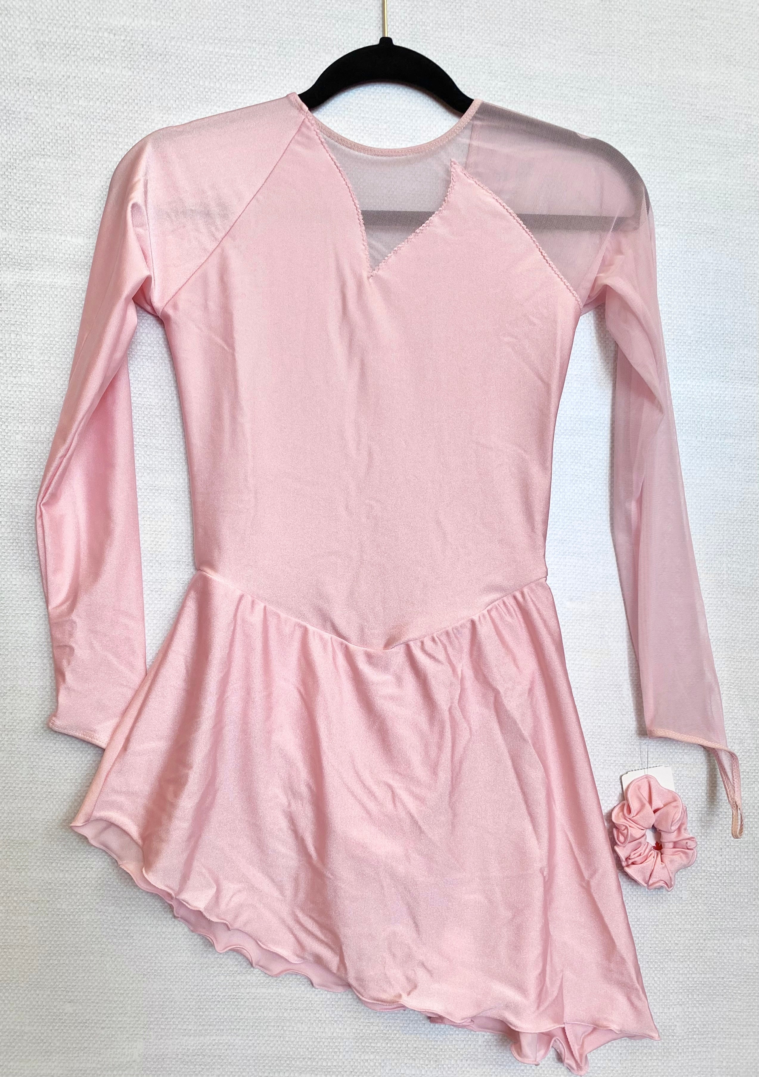 Solitaire Ready to Ship Asymmetrical Unbeaded Skating Dress