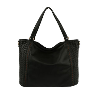 Handbag Factory Hobo Bag - Black