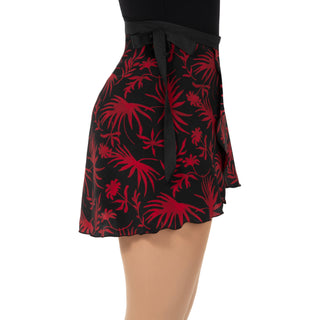 Jerry's Red Foliage Wrap Skirt