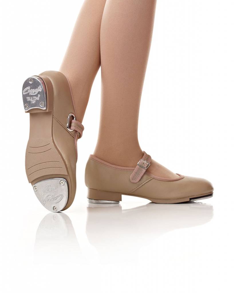 Capezio Ready to Ship Mary Jane Tap Shoes Caramel Northern Ice and