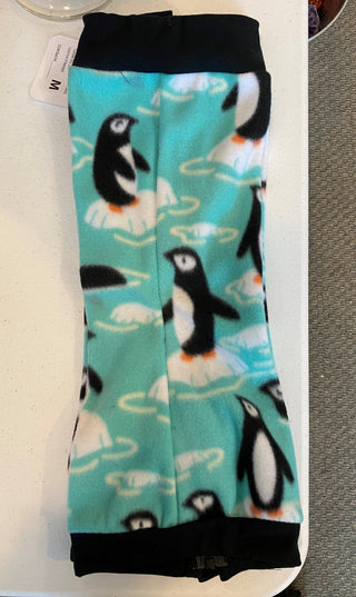The Gray Skater Full Zip Legwarmers - Fleece Penguins