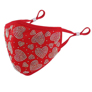 NM Valentines Small Heart Face Mask