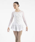 Mondor Miria Skating Dress - White - Northern Ice and Dance