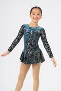 Mondor Born to Skate #2723 Skating Dress - Rose Gold