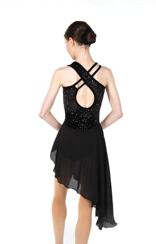 Jerry's Sequin Chasse #106 Dance Skating Dress - Black