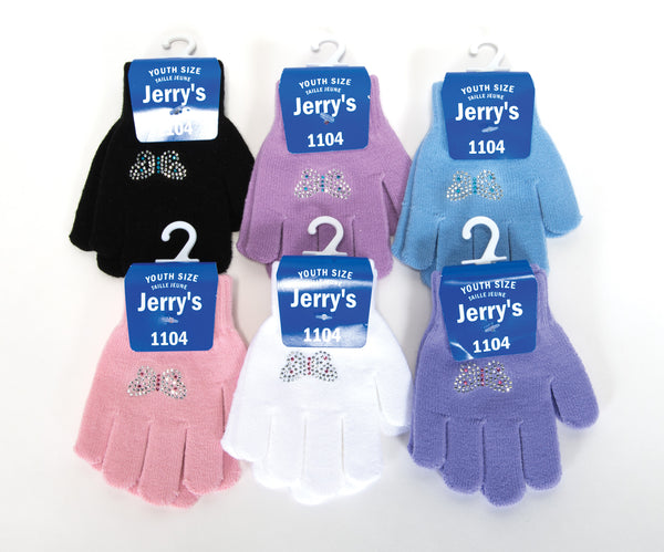 Jerry's Crystal Butterfly Stretchy Gloves - 6 Colors