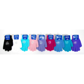Jerry's Crystal Snowflake Stretchy Gloves - 9 Colors