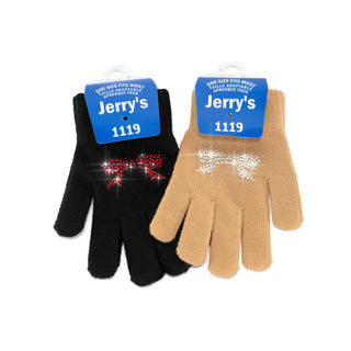 Jerry's Crystal Bows Stretchy Gloves - 2 Colors - Northern Ice and Dance