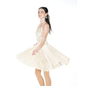 Jerry's Vanilla Swizzle #127 Dance Skating Dress