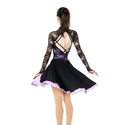 Jerry's Dancesse #140 Dance Skating Dress - Black/Lilac