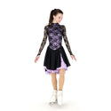 Jerry's Dancesse #140 Dance Skating Dress - Black/Lilac