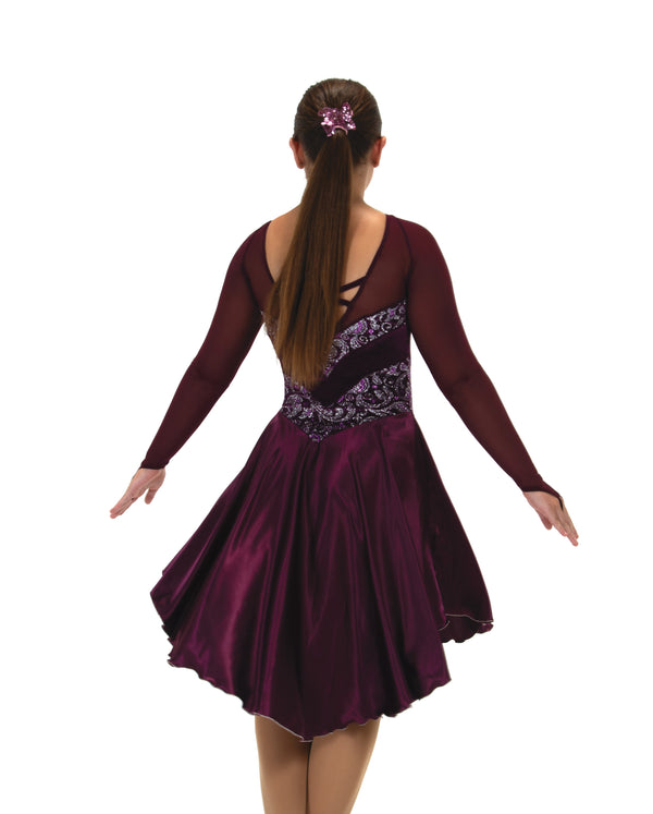Jerry's Ready to Ship Satin Swizzle #196 Dance Skating Dress