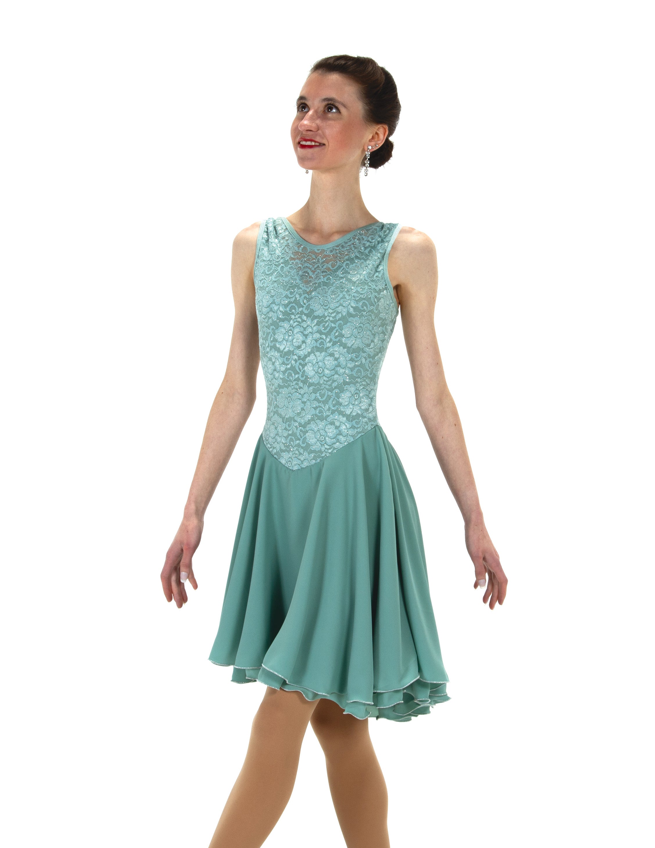 Jerry's Ready to Ship Willowy Waltz #201 Dance Skating Dress Youth 12-14