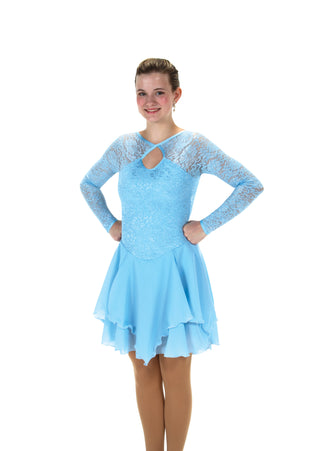Jerry's Dreamtime #203 Dance Skating Dress - Crystal Blue
