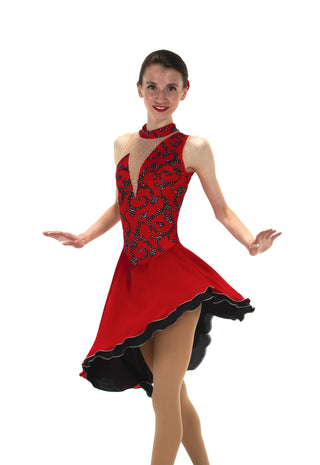 Jerry's Ready to Ship Tango of Fire #207 Dance Skating Dress