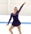 Jerry's Violette #228 Beaded Skating Dress