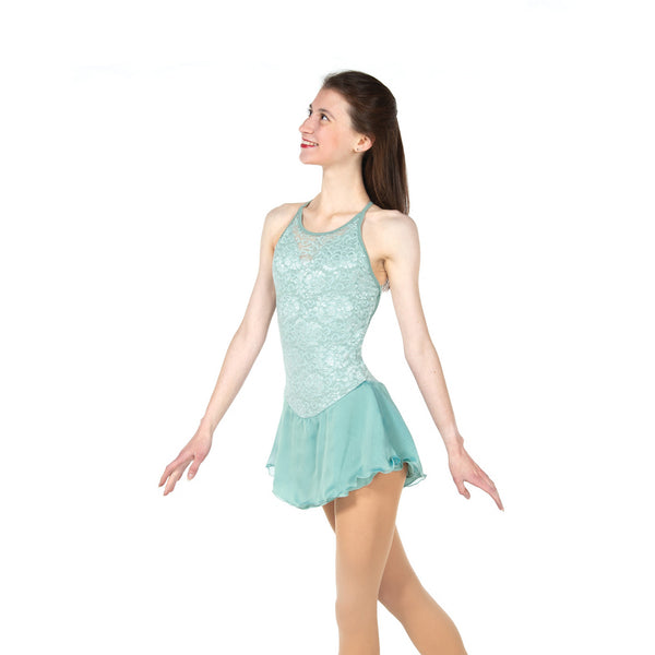 Jerry's Ready to Ship Tripoly Lace #22 Skating Dress - Soft Sage