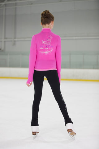 Mondor Polartec Applique Pink Skating Jacket - 7 Patterns
