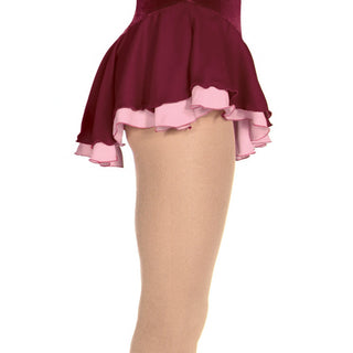 Jerry's Double Georgette Skating Skirt - Wine/Pink