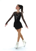 Jerry's Diamondescent #525 Beaded Skating Dress - Black