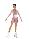 Jerry's Gathering Glamour #538 Beaded Skating Dress - Blush