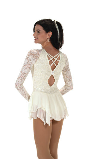 Jerry's Ready to Ship Lace Lives On #545 Skating Dress - Ivory
