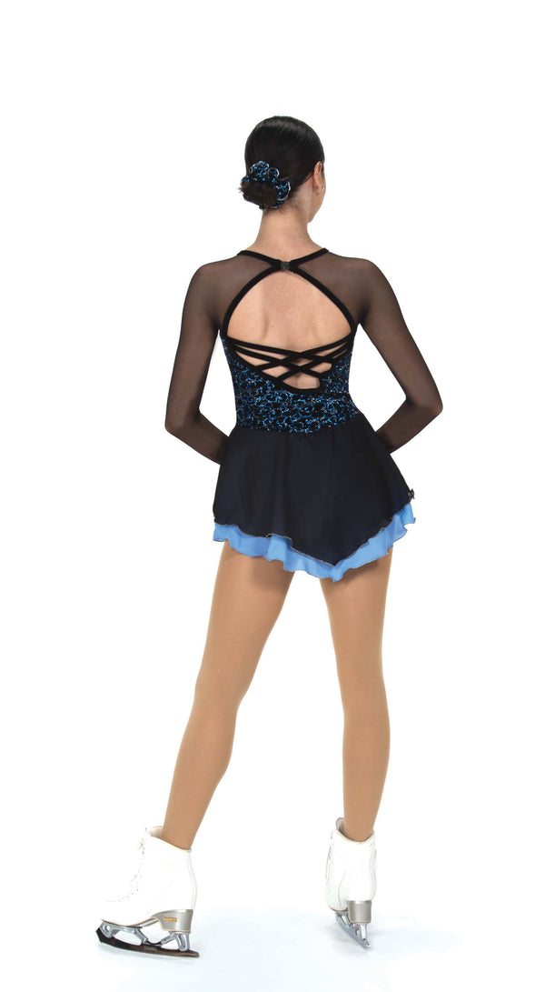 Jerry's Ready to Ship Sound of Swirls #558 Skating Dress - Blue