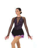 Jerry's Ready to Ship Sound of Swirls #558 Skating Dress - Purple