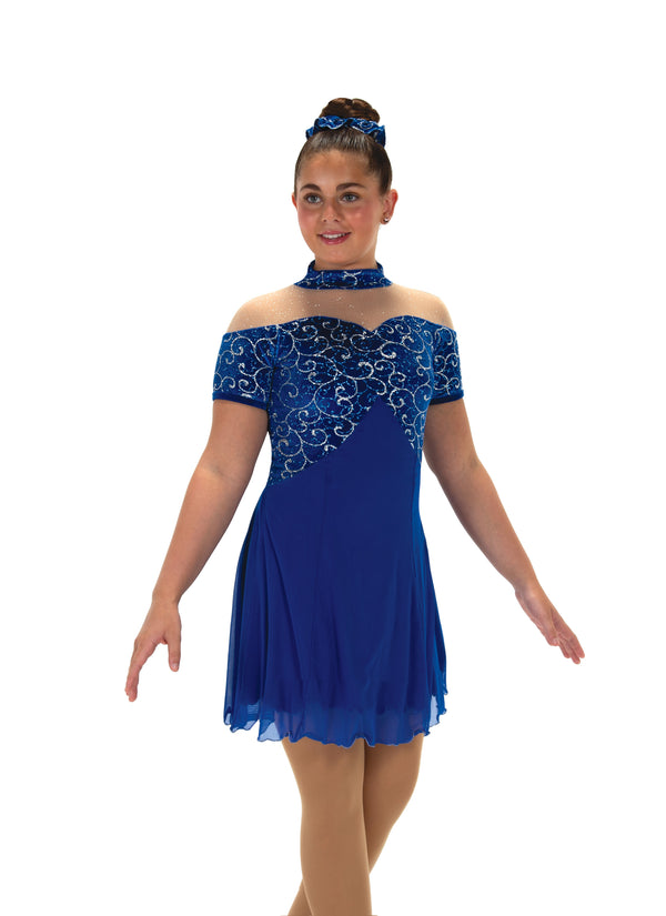 off the shoulder figure skating dress JR279 Skating Dress - Figure Skating Outfit