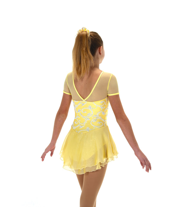 Jerry's Ready to Ship Daffodils in the Snow #566 Skating Dress