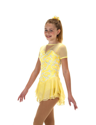 Jerry's Ready to Ship Daffodils in the Snow #566 Skating Dress