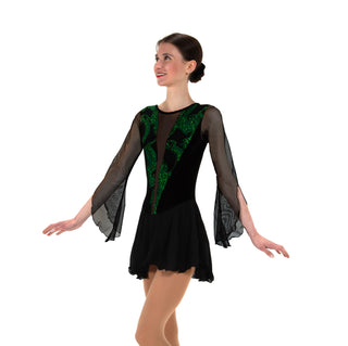 Jerry's Emerald & Onyx #574 Skating Dress