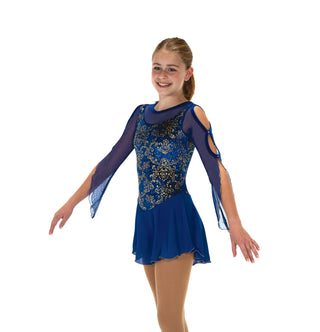 Jerry's Couture in Cobalt #583 Skating Dress