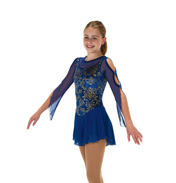 Jerry's Ready to Ship Couture in Cobalt #583 Skating Dress