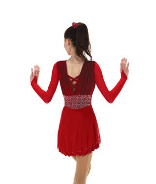 Jerry's Ruched Ruby #591 Skating Dress