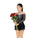 Jerry's Compelling #604 Beaded Skating Dress - Black Star