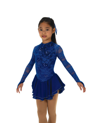 Jerry's Sequin Lining #609 Skating Dress - Blue