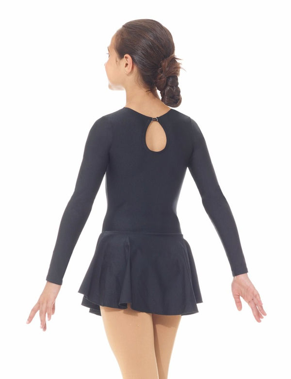 Mondor Essentials Melania Skating Dress - Black Lycra - Northern Ice and Dance
