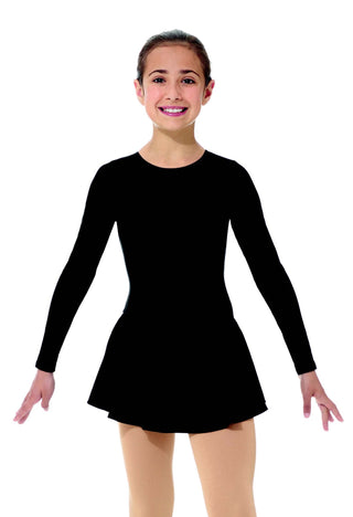 Mondor Ready to Ship Essentials #611 Skating Dress - Black Lycra