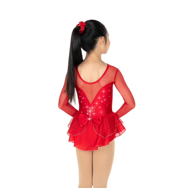 Jerry's Crystal Kisses #614 Beaded Skating Dress - Red