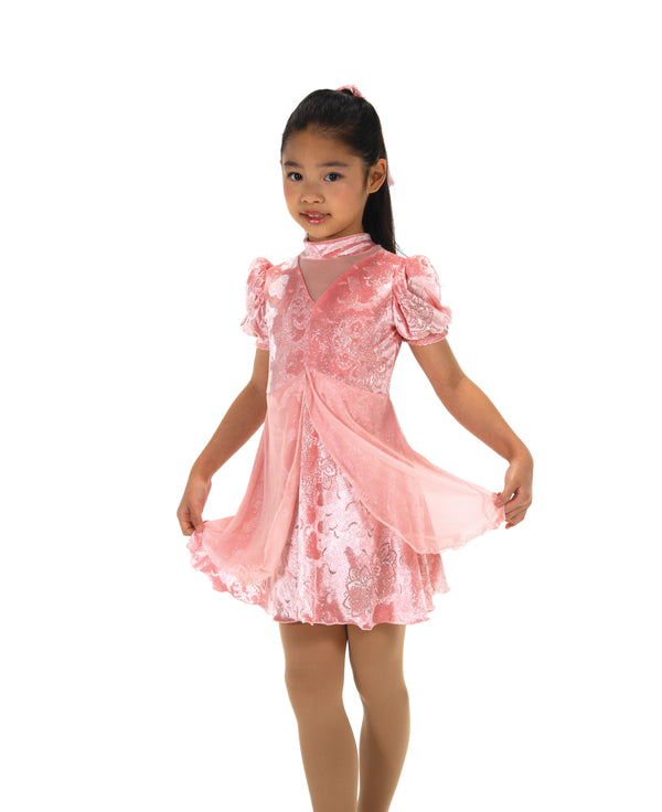 Jerry's Ready to Ship Princess Blush #619 Skating Dress Jerry's Ready to Ship Princess Blush #619 Skating Dress