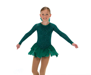 Jerry's Tulip Lace #623 Skating Dress - Emerald Green