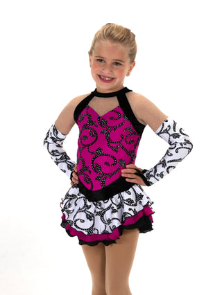 Jerry's Ready to Ship Showy Dahlia #643 Skating Dress