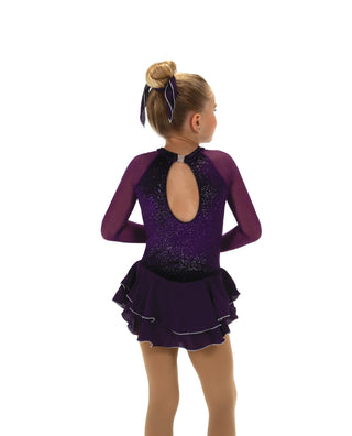 Jerry's Shimmer #645 Skating Dress - Deep Purple