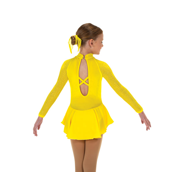 Jerry's Starbrite #646 Beaded Skating Dress - Sun Yellow