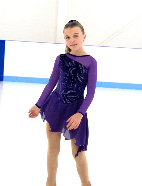 Jerry's Purple Plunge #651 Skating Dress